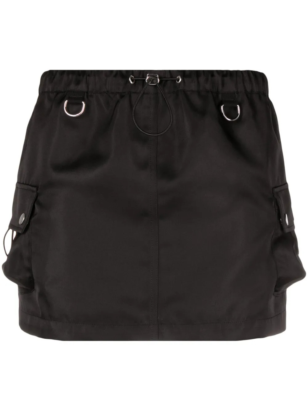 Coperni Drawstring Cargo Miniskirt | Black | FARFETCH | Farfetch Global
