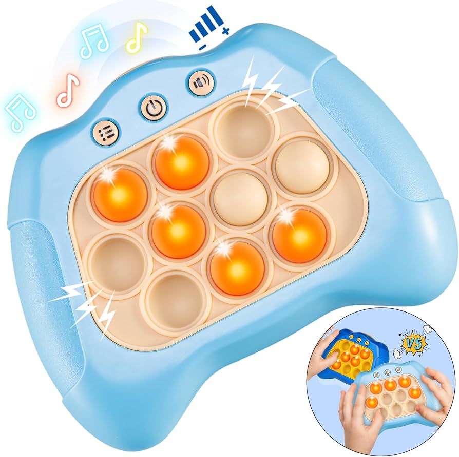 Light Blue Pop Pro Toy Fidget Kids Fast Push Game Toys| Make It Light up Handheld Board Console| ... | Amazon (US)