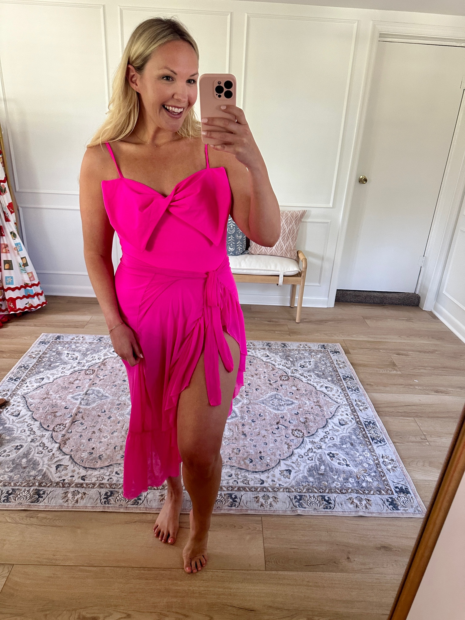 Love this one piece swim suit and sarong set! I’m wearing a large 

#LTKswim #LTKSeasonal #LTKmidsize