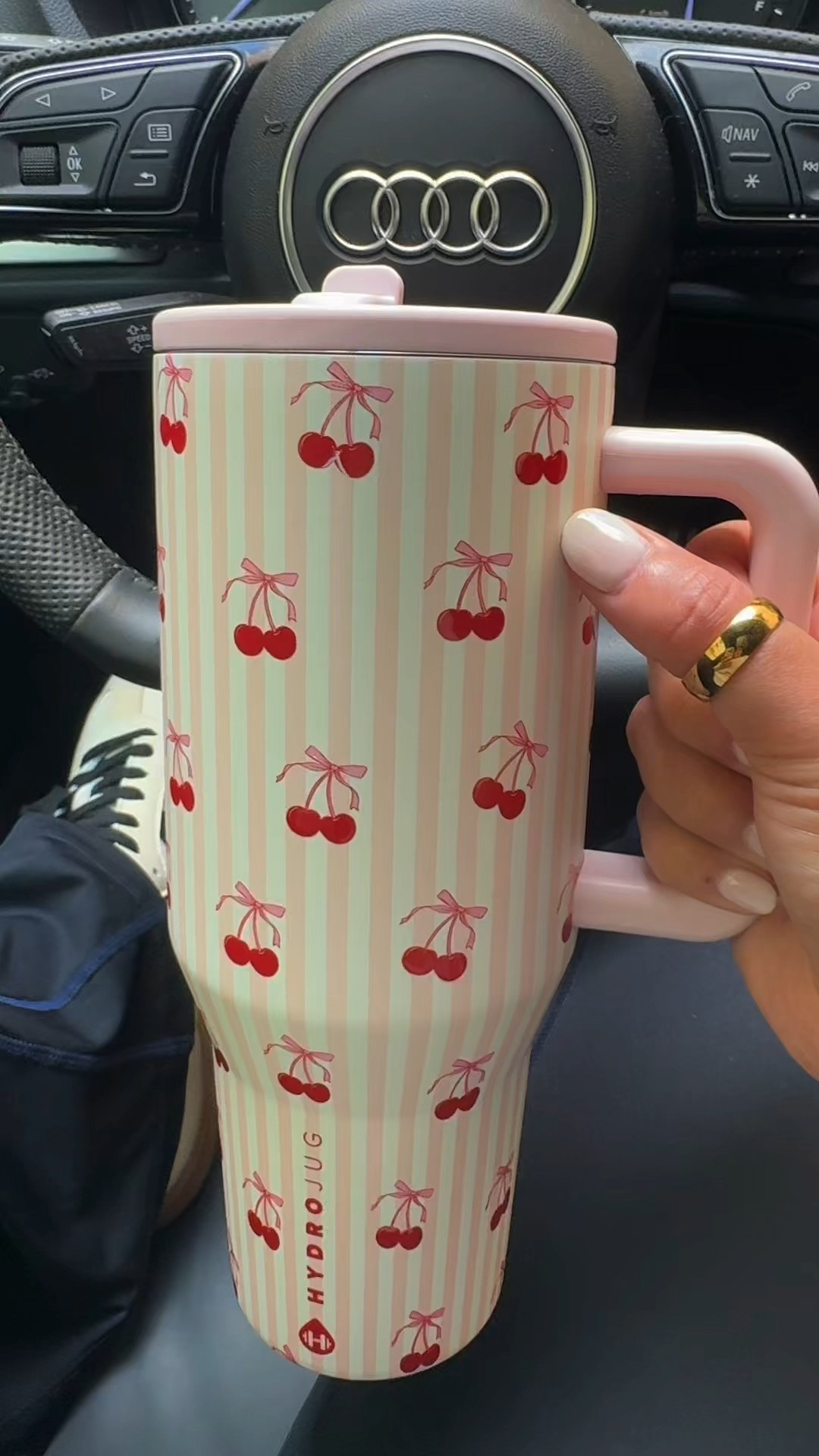 Obsessed w/ my new
@HYDROJUG tumblr in
"Sweet Cherry" #hydrojug #hydrojugtumbler #cherry #leakproof #lachiccouture

#LTKFallSale 

#LTKTravel #LTKActive