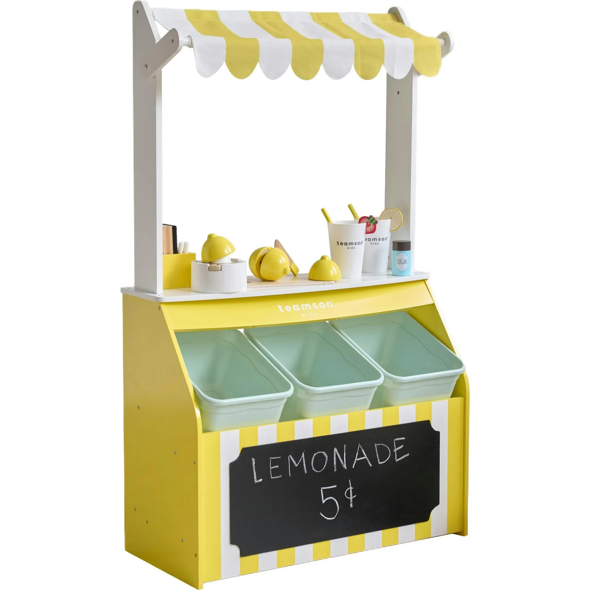 Teamson Kids Lemonade Stand Playset with Interactive Accessories | Maisonette