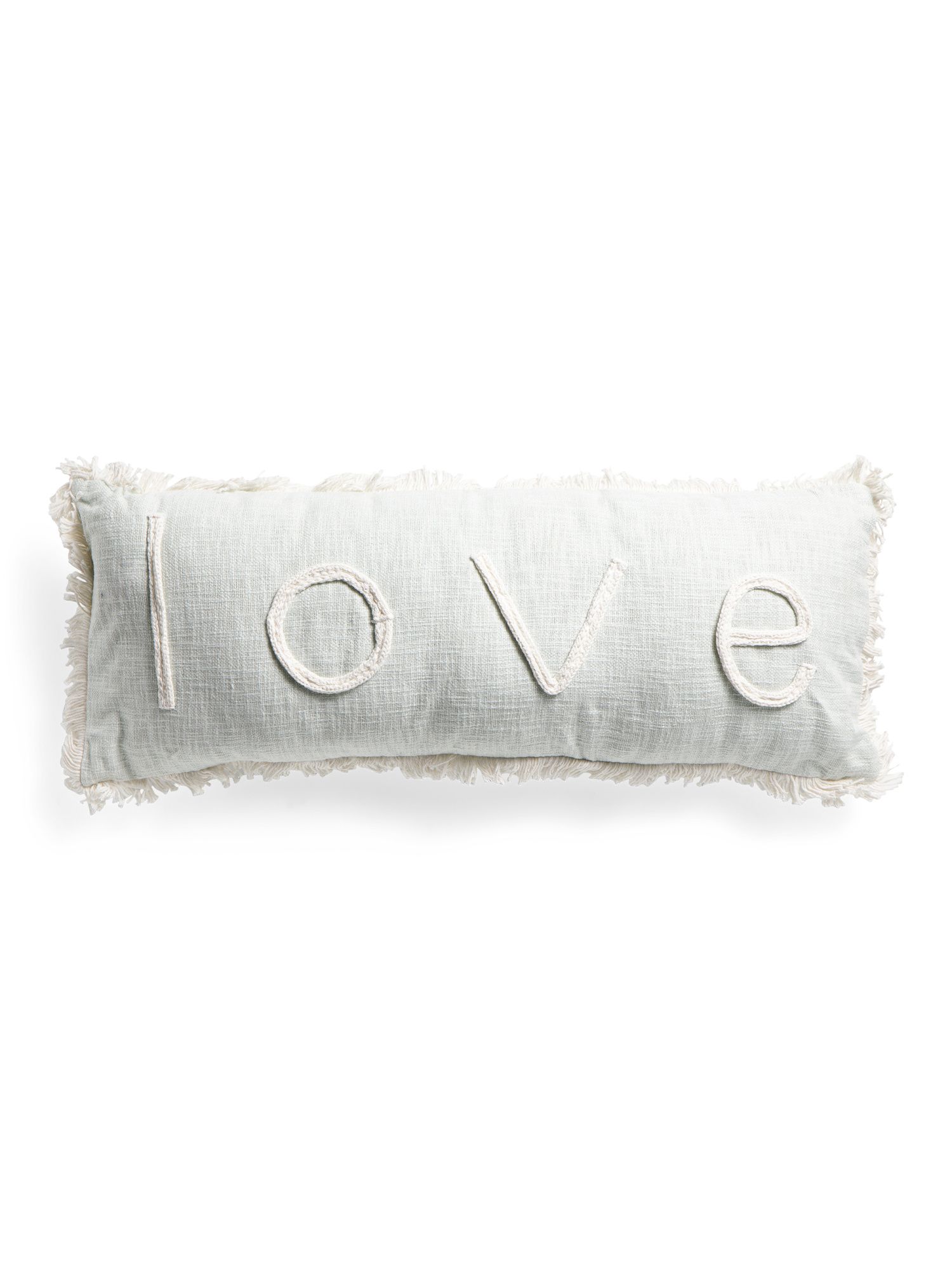 14x36 Love Fringe Embroidered Pillow | Throw Pillows | Marshalls | Marshalls