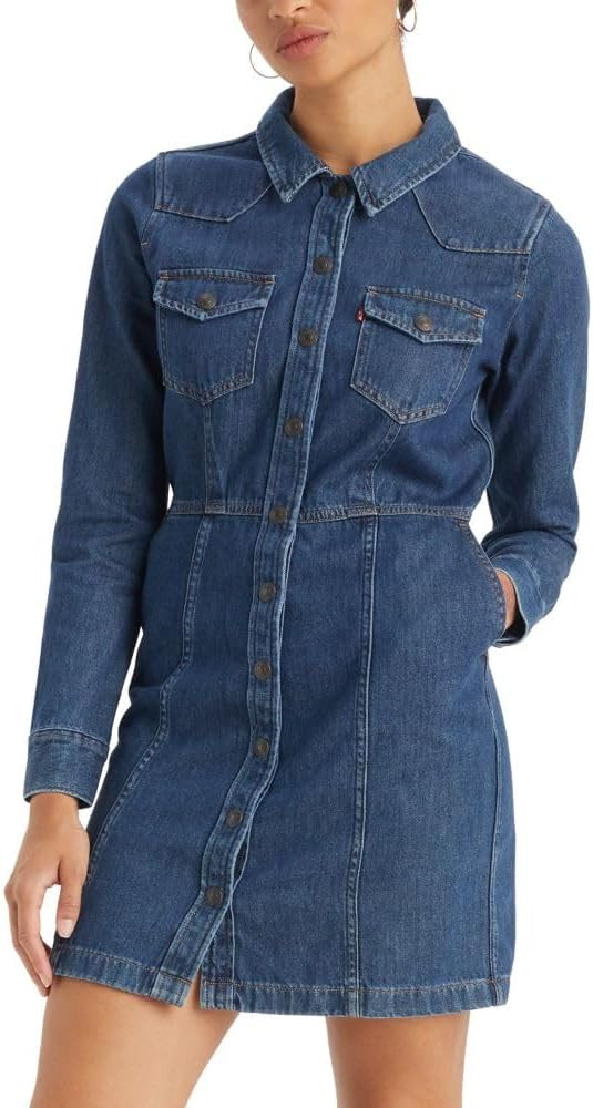 Levi's Women's Flynn Western Core Dress (Also Available in Plus) | Amazon (US)