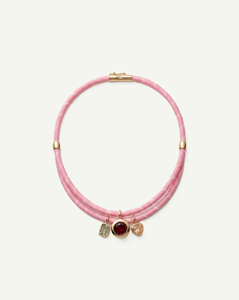 Paracord Charm Necklace in Pink | Veronica Beard | Veronica Beard