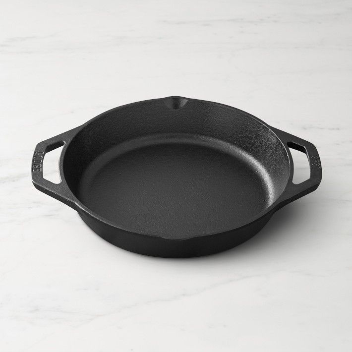 Lodge Seasoned Cast Iron Double Handled Skillet | Williams-Sonoma