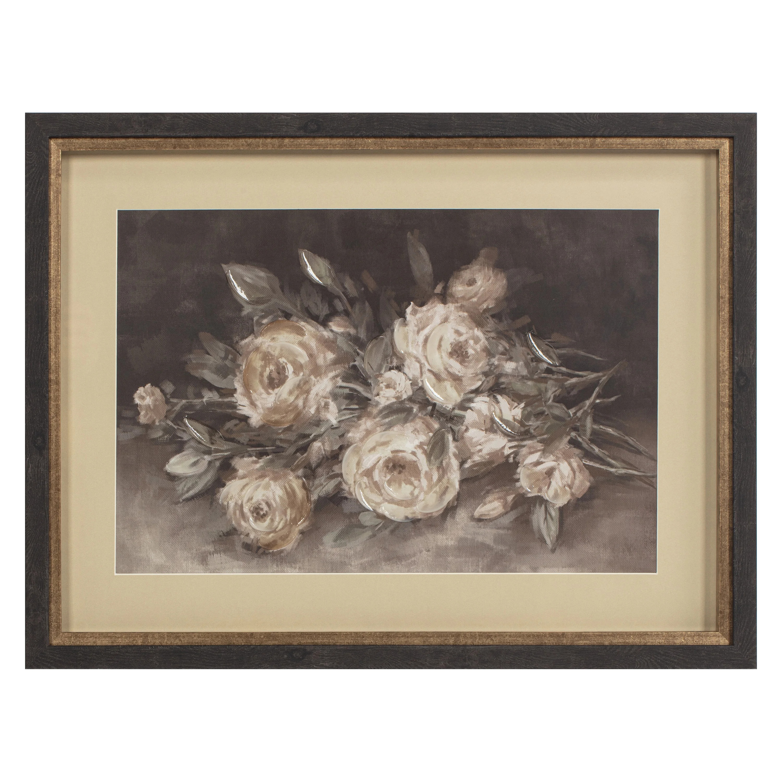 My Texas House From the Garden Framed Wall Art 24x18 | Walmart (US)