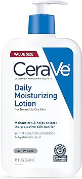 CeraVe Daily Moisturizing Lotion for Dry Skin | Body Lotion & Face Moisturizer with Hyaluronic Ac... | Amazon (US)