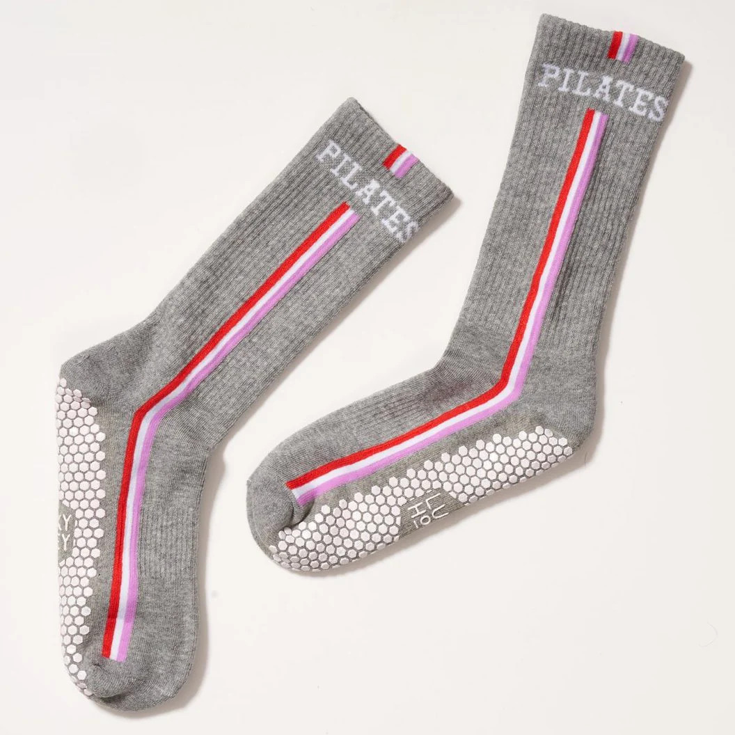 The Retro Grip Sock - Pilates | simplyWORKOUT