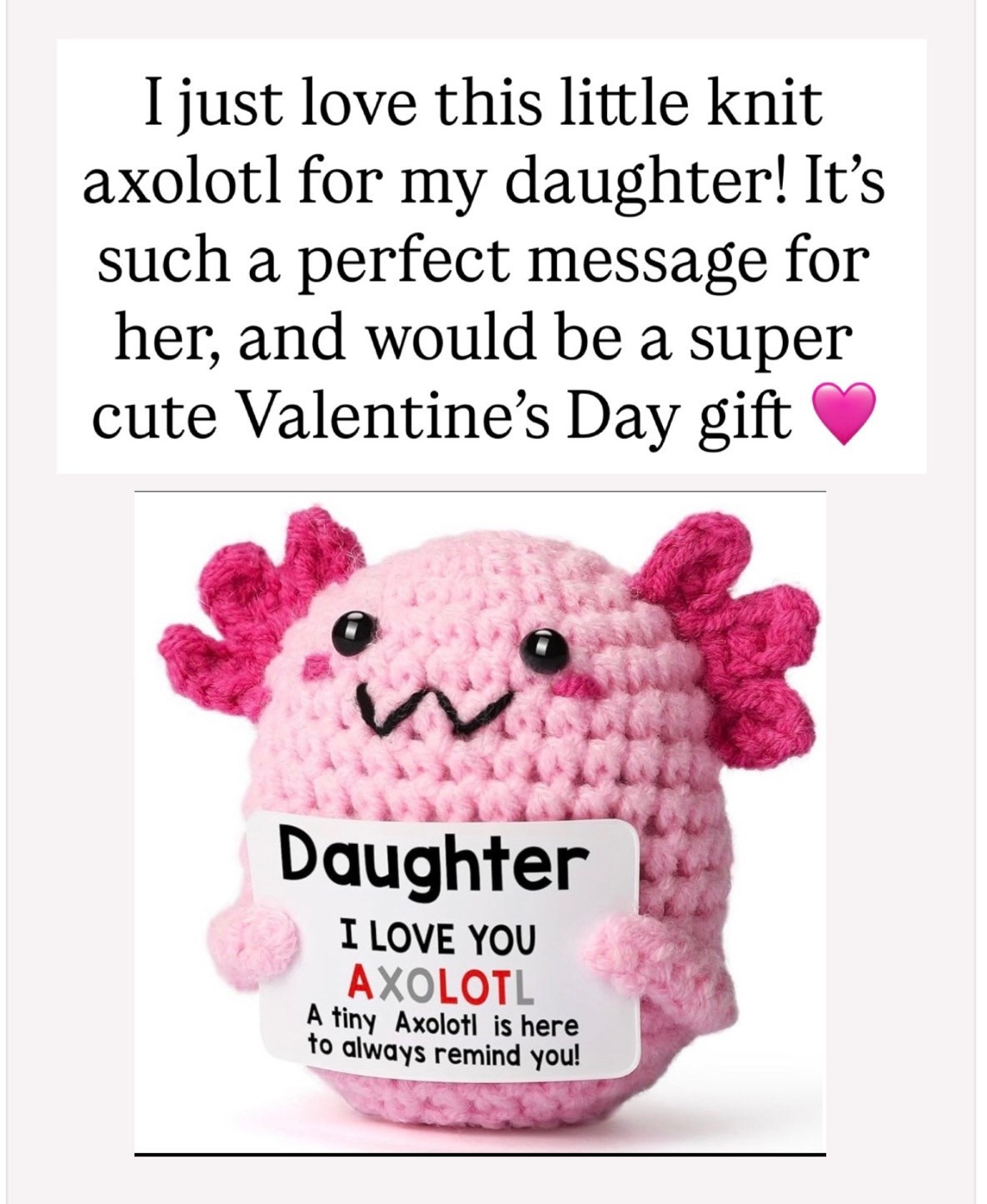 How cute this Axolotl for Valentine’s Day 🩷❤️💜

#LTKValentine