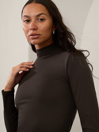 Signature Rib Turtleneck | Athleta