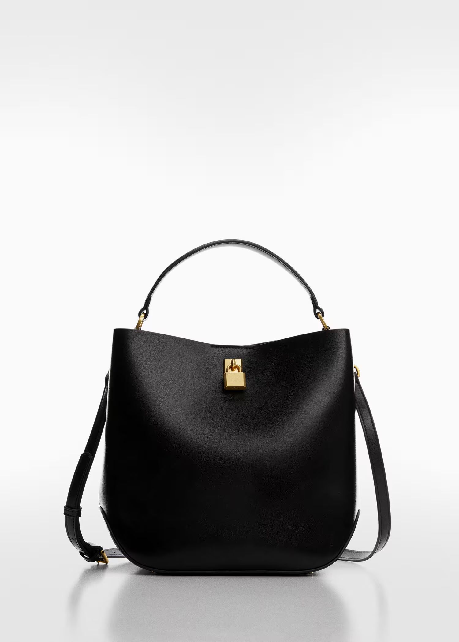 Shopper bag with padlock | MANGO (US)