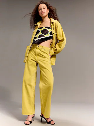 Old Navy x Christopher John Rogers Mid-Rise Baggy Wide-Leg Jeans | Old Navy (US)