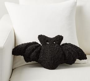 Shimmer Bat Shaped Pillow | Pottery Barn CA