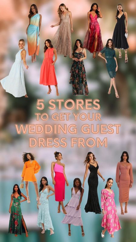 Spring and summer wedding dress options | formal and casual wedding guest outfit | floral and flattering | form fitted and flowy | affordable dress choices

#LTKwedding #LTKVideo #LTKparties