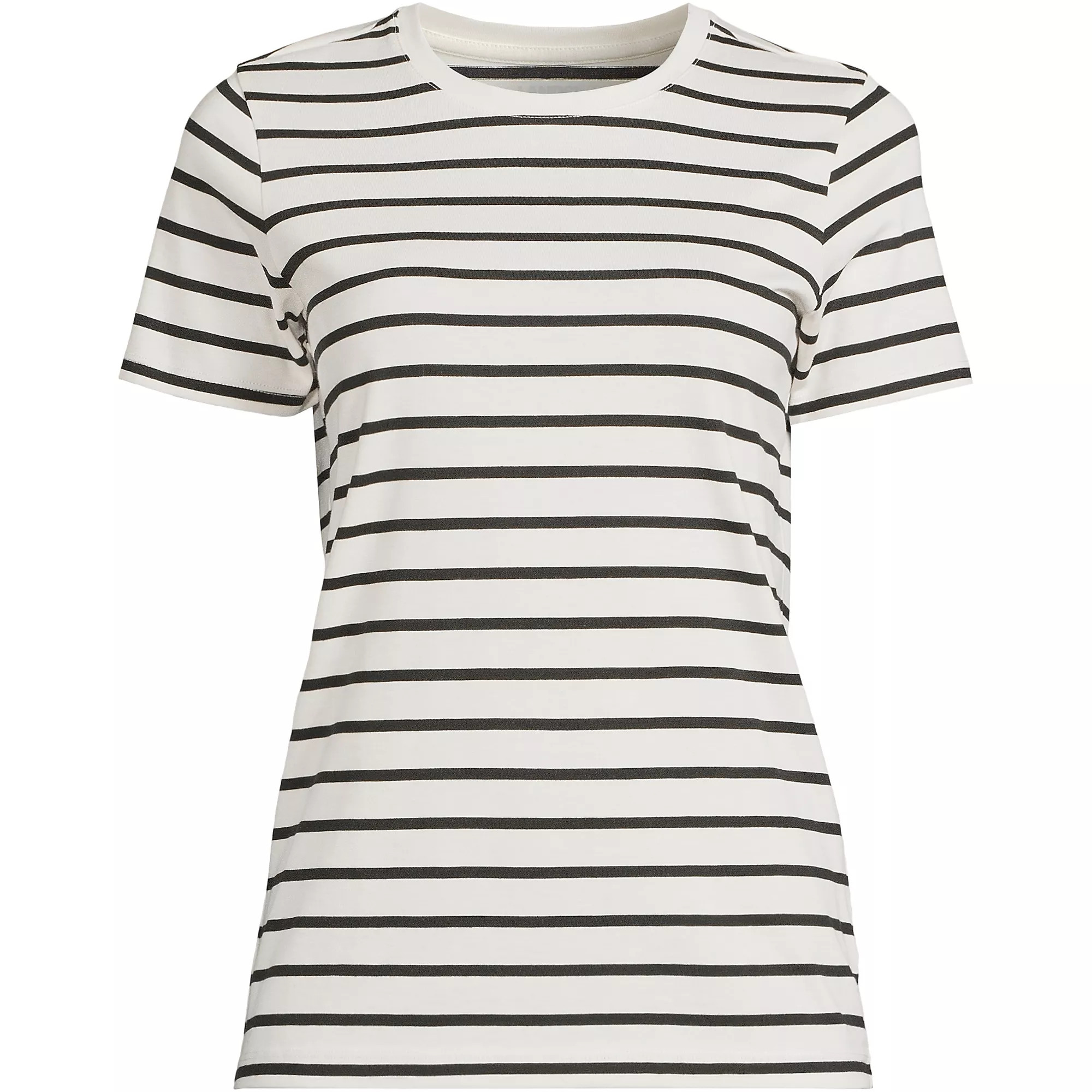 Supima Cotton Crewneck T-Shirt | Lands' End (US)