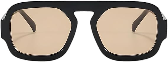 ADE WU Trendy Square Sunglasses for Women Men,Vintage Square Aviator Sunglasses Fashion 70s Inspi... | Amazon (US)