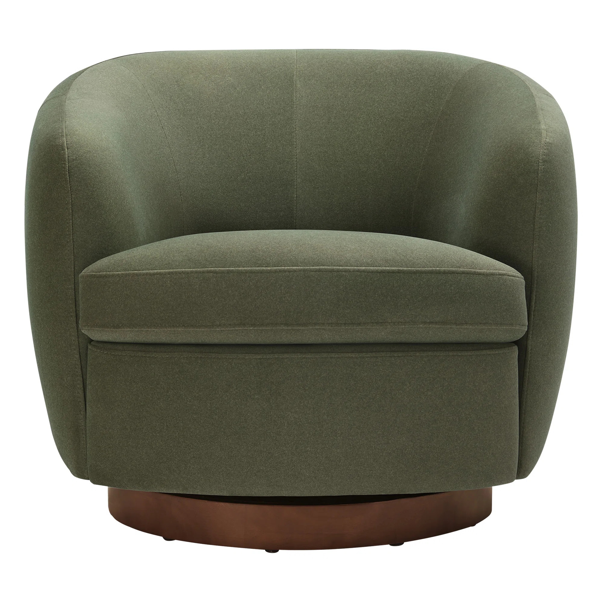 Marcy Upholstered Swivel Barrel Chair | Wayfair North America