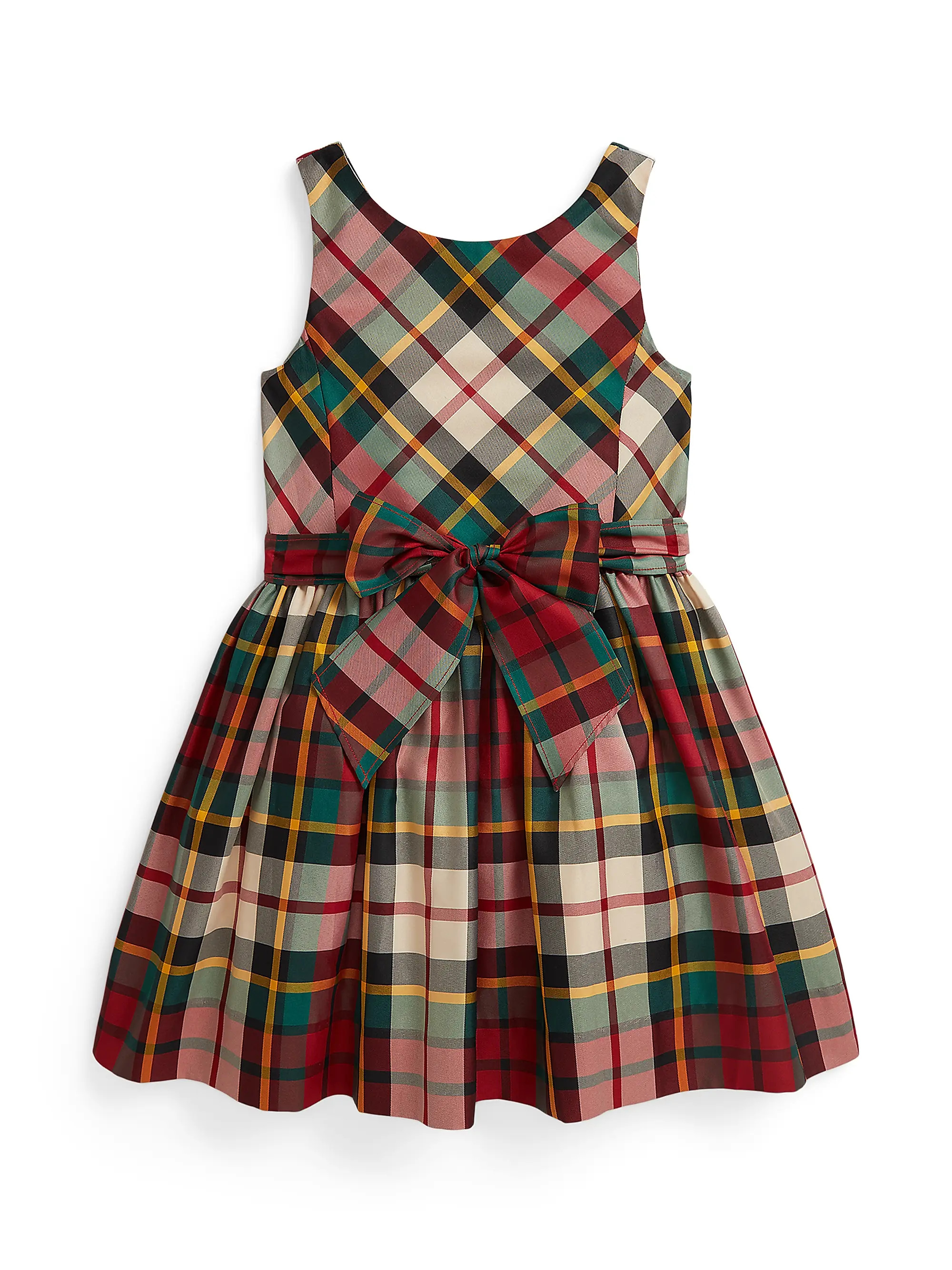 Little Girl's & Girl's Plaid Taffeta Sleeveless Dress | Saks Fifth Avenue
