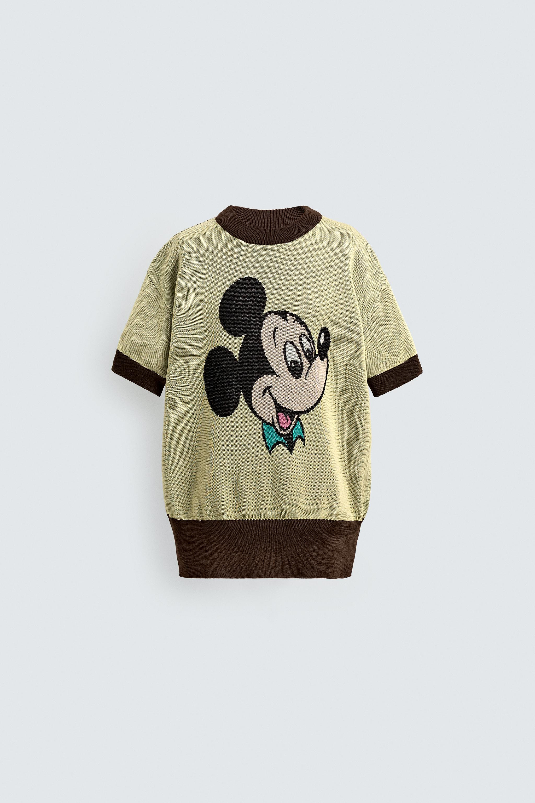 MICKEY MOUSE KNIT T-SHIRT HARRY LAMBERT FOR ZARA X DISNEY | Zara US
