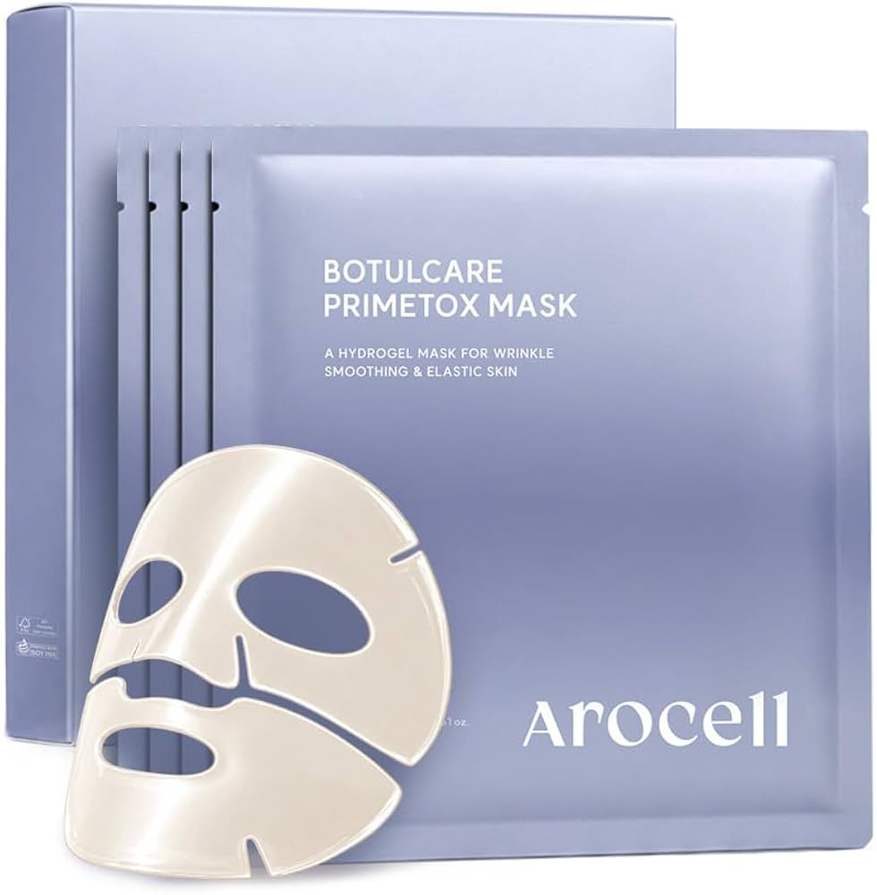 AROCELL Botulcare Primetox Hydrogel Mask, 4 Sheets | Wrinkle Care Collagen Mask with Patented Tai... | Amazon (US)