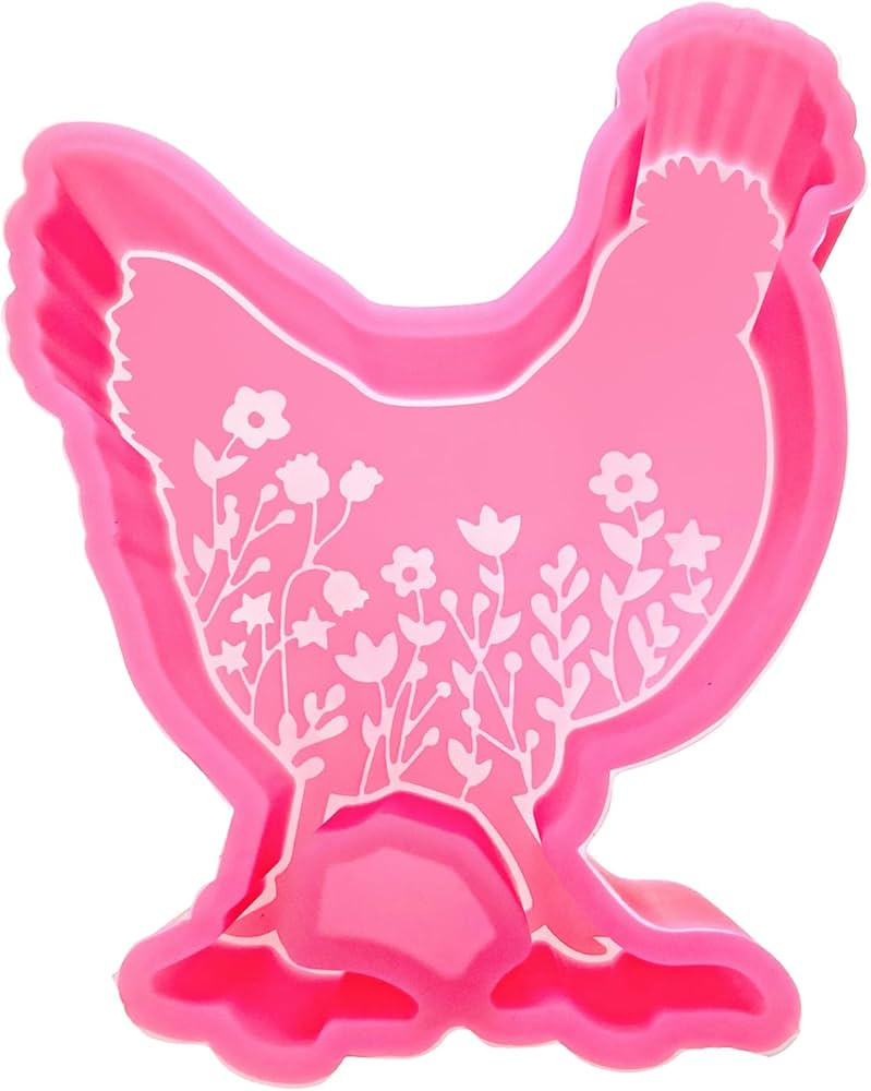 MUBYOK (300 Design Optional) M548 Floral Chicken Silicone Freshie Mold for Baking Aroma Beads Car... | Amazon (US)