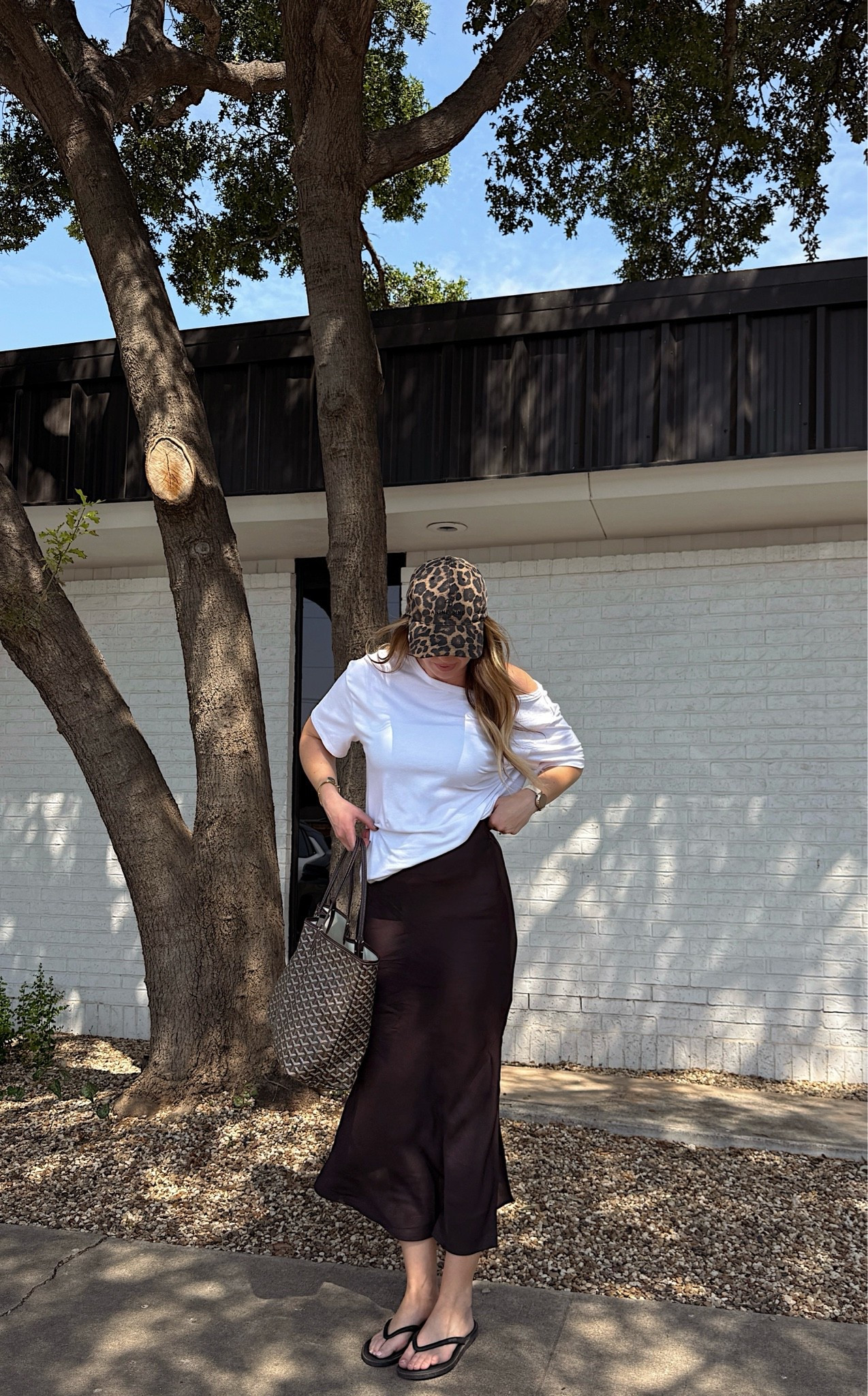 Early fall outfit idea! Love this satin skirt on my rectangle body because it flares and creates curves in all the right places! I’m a small tall and medium in top!