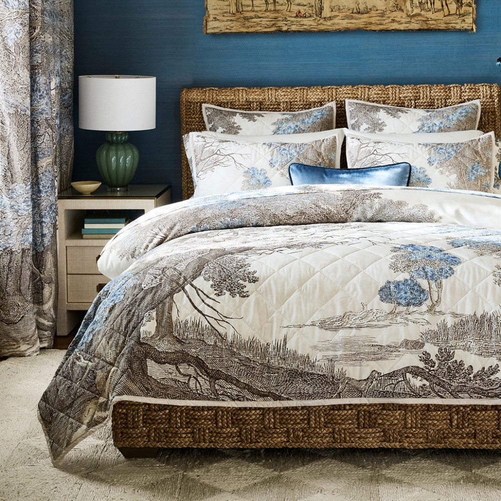 Grisaille Landscape Quilt & Shams | Williams-Sonoma