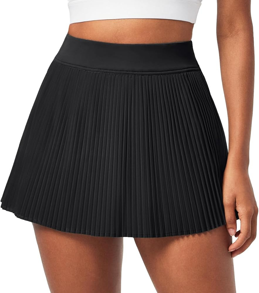 IUGA Pleated Tennis Skirt High Waisted Golf Skirts for Women Athletic Skorts A-Line Skirt with Sh... | Amazon (US)