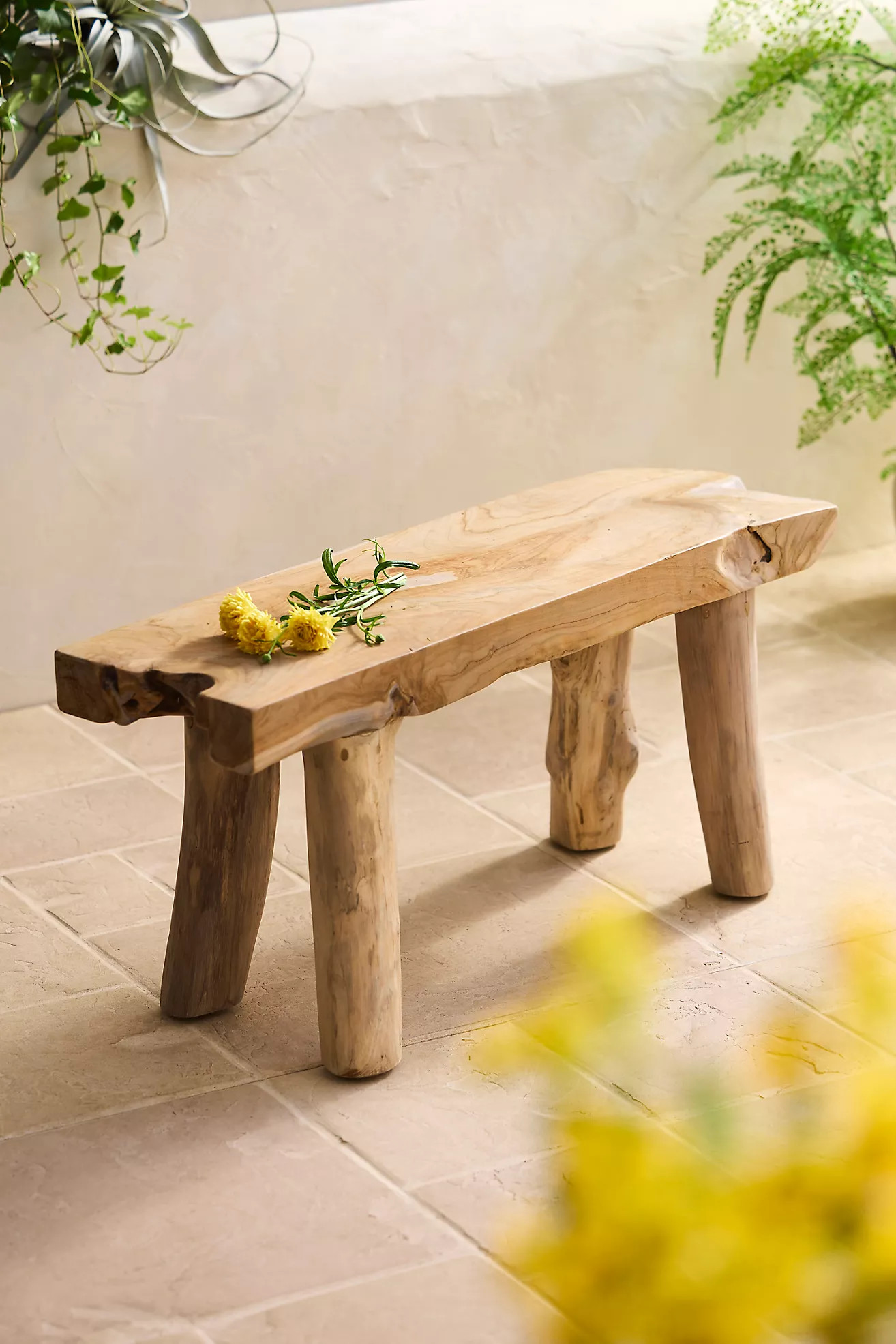 Teak Root Mudroom Bench | Anthropologie (US)