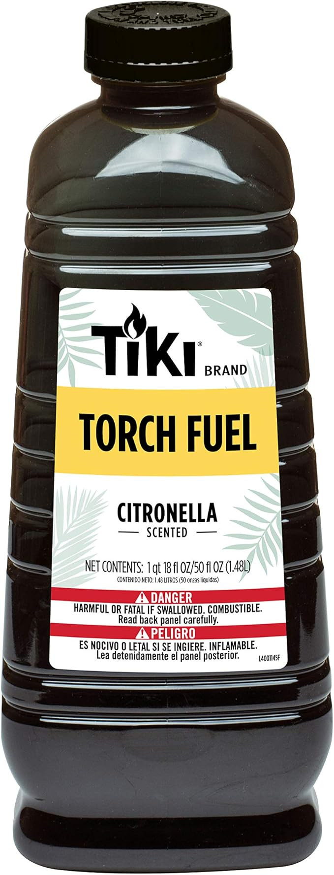 TIKI Brand Easy Pour TIKI Torch Fuel for Outdoors, Citronella Scented - 50 oz, 1216154,Black | Amazon (US)