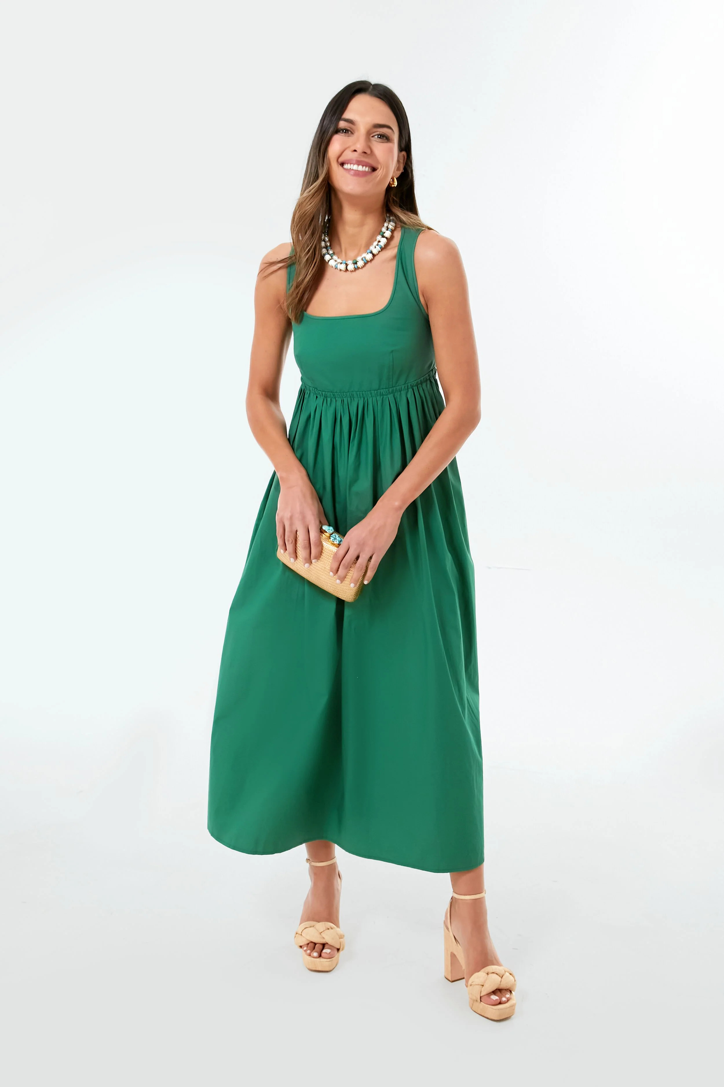 Kelly Green Mariabella Dress | Tuckernuck (US)