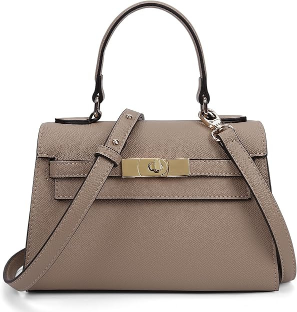 Small Crossbody Purse for Women Top Handle Bag Vegan Leather Designer Handbag Satchel Purse with ... | Amazon (US)