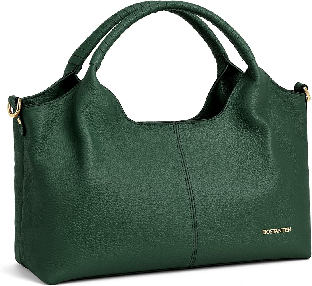 BOSTANTEN Genuine Leather Purses for Women Designer Handbags Crossbody Shoulder Bags Top Handle S... | Amazon (US)