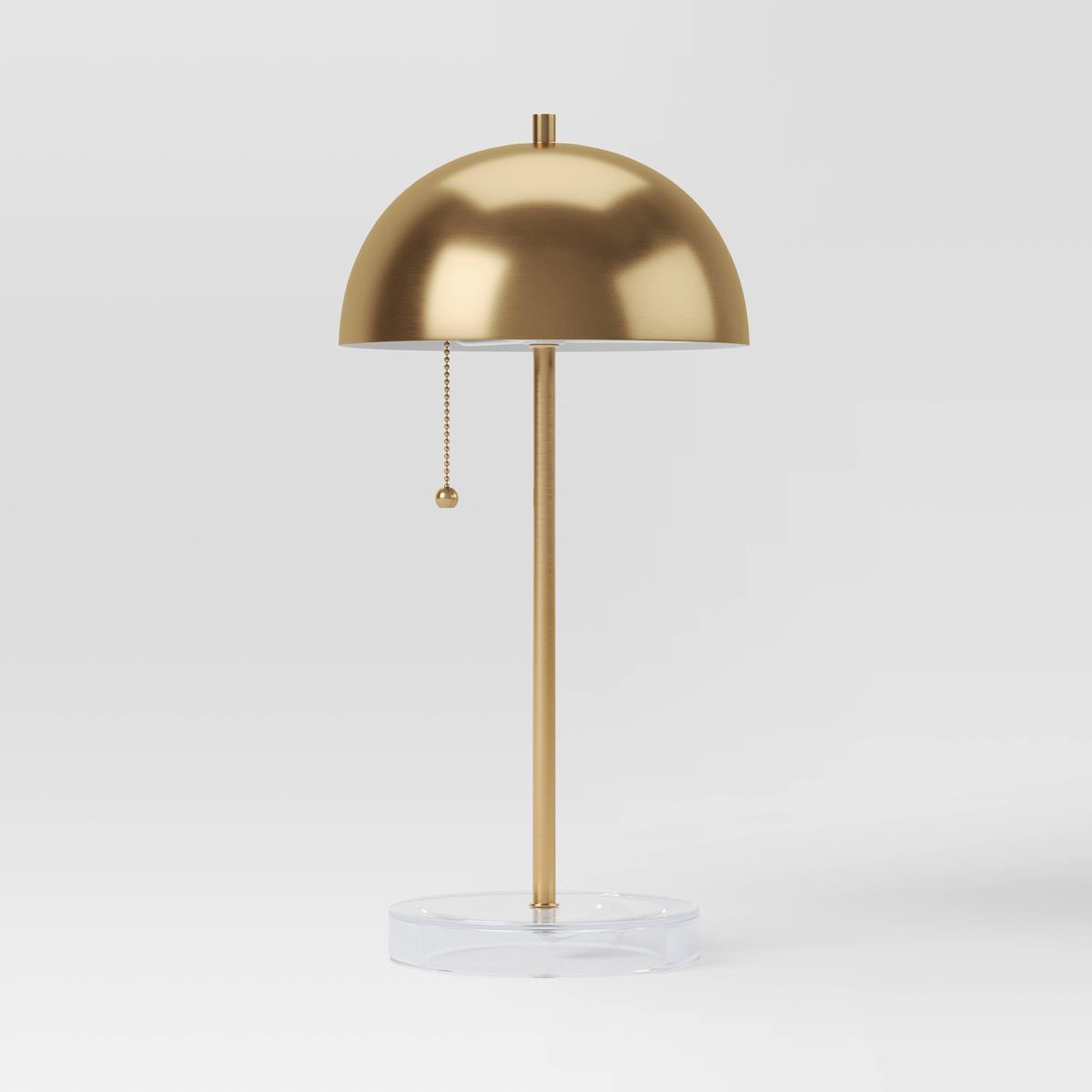 Dome Table Lamp with Acrylic Base Brass - Threshold™ | Target