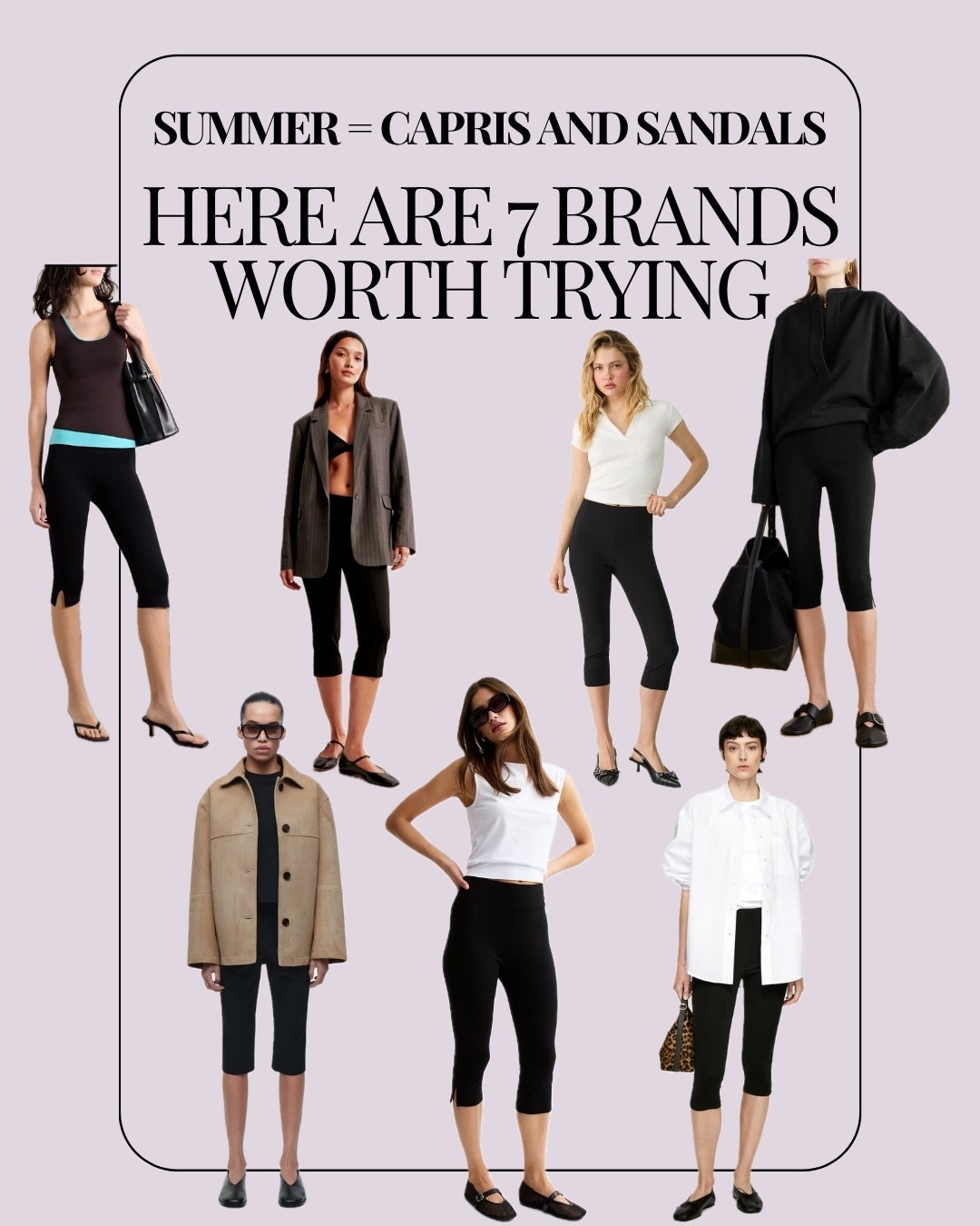 Capris, sandals, summer — you get it.
7 brands worth trying (from my new YouTube video) 

#LTKsummer #LTKstyletip #LTKeurope