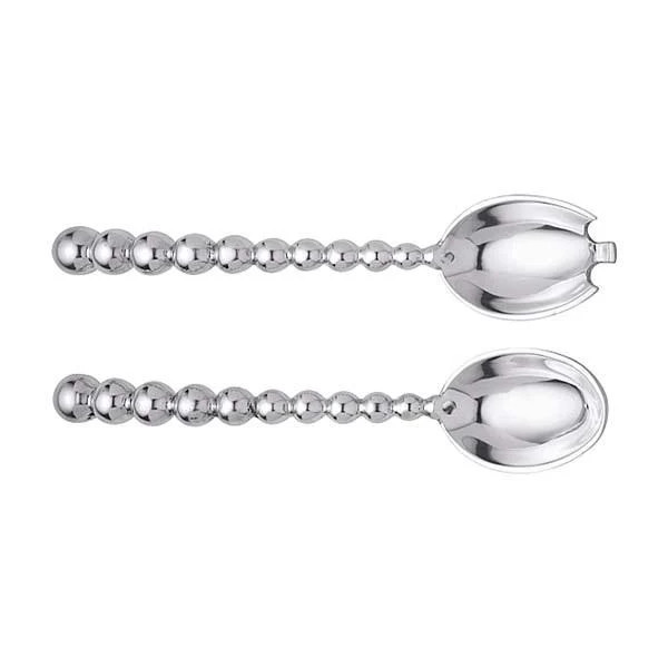 Pearled Salad Servers | Mariposa