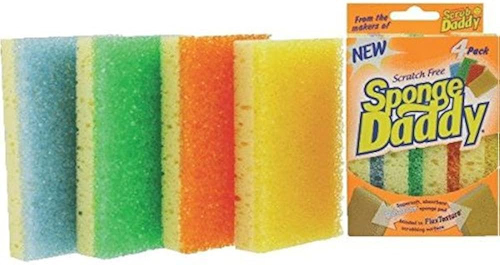 Sponge Daddy 4-Pack Durable Sponges | Amazon (US)