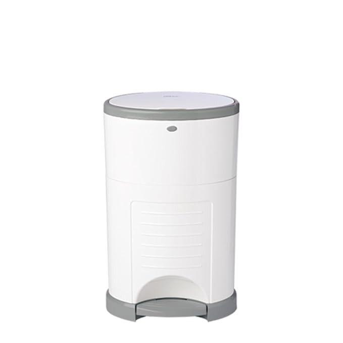 Diaper Dekor EKO MINI Diaper Pail, White, ONLY Eco-Friendly Diaper Pail Made with 70% Recycled Ma... | Amazon (US)