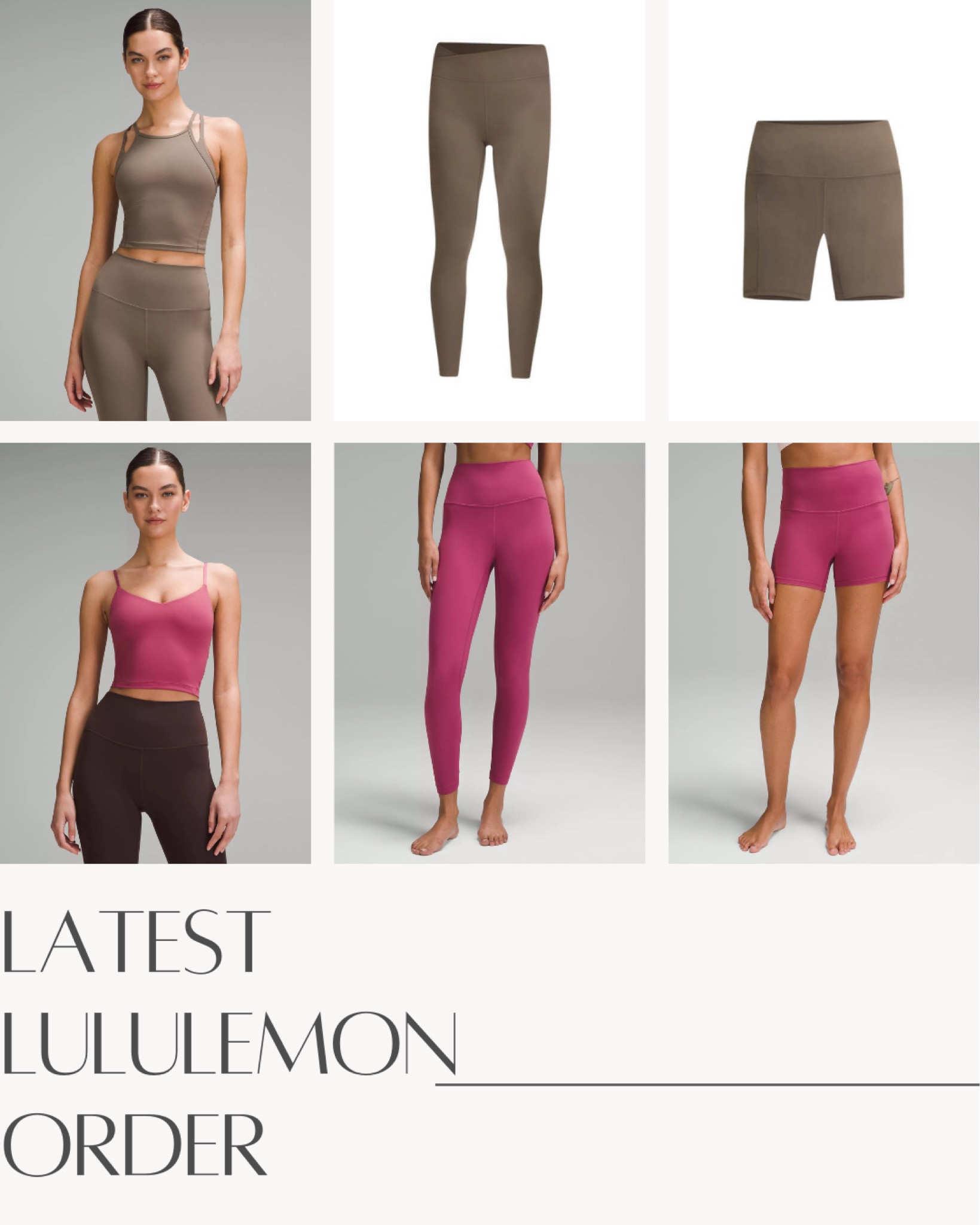 Latest Lululemon order for teaching and filming! 


#LTKfitness