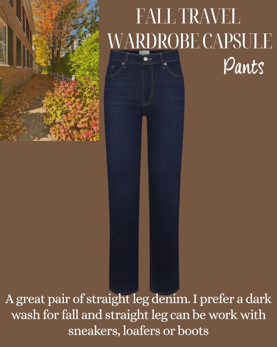 Classic straight legs