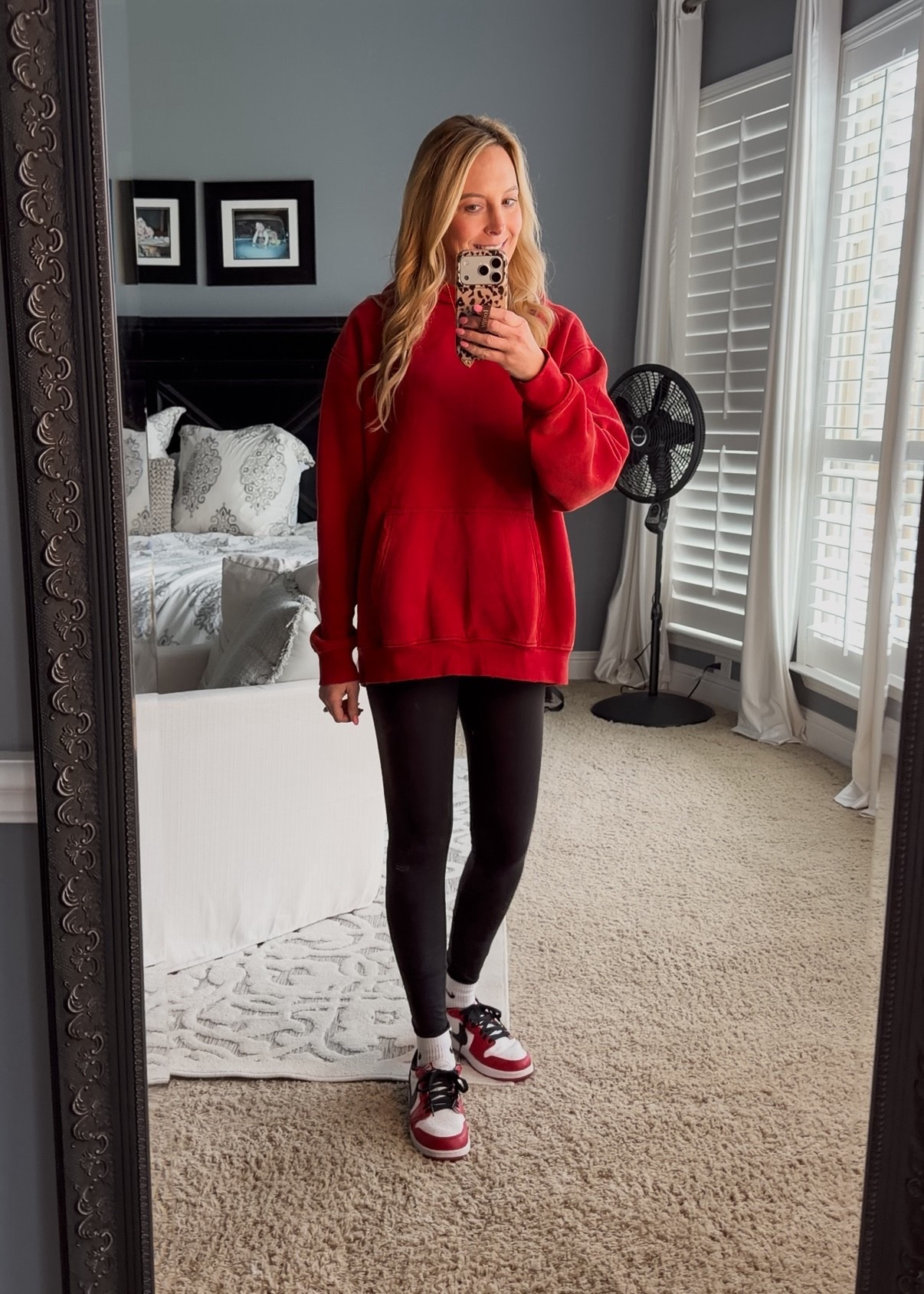 The most comfortable sweatshirt I own. I love the oversized fit. I’m wearing a small. 

Hoodie | hoodies | sweatshirt | loungewear | leggings | outfit with leggings | casual outfits | Amazon | sneakers | tennis shoes | 

#LTKootd #LTKmomlife #LTKActive