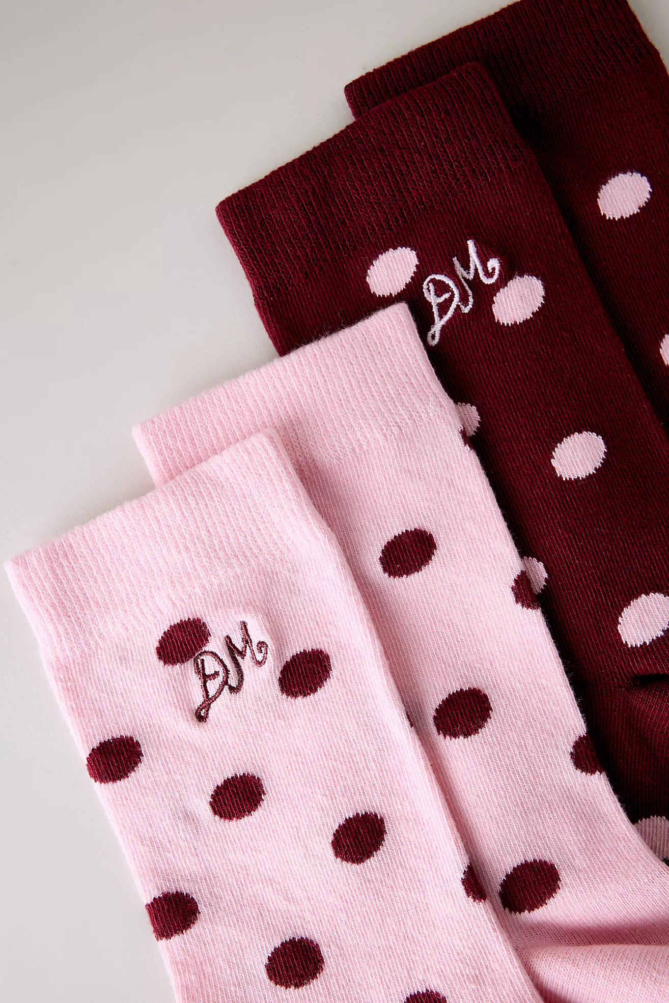 Damson Madder Gepunktete Socken, 2er-Pack | Anthropologie (EU)