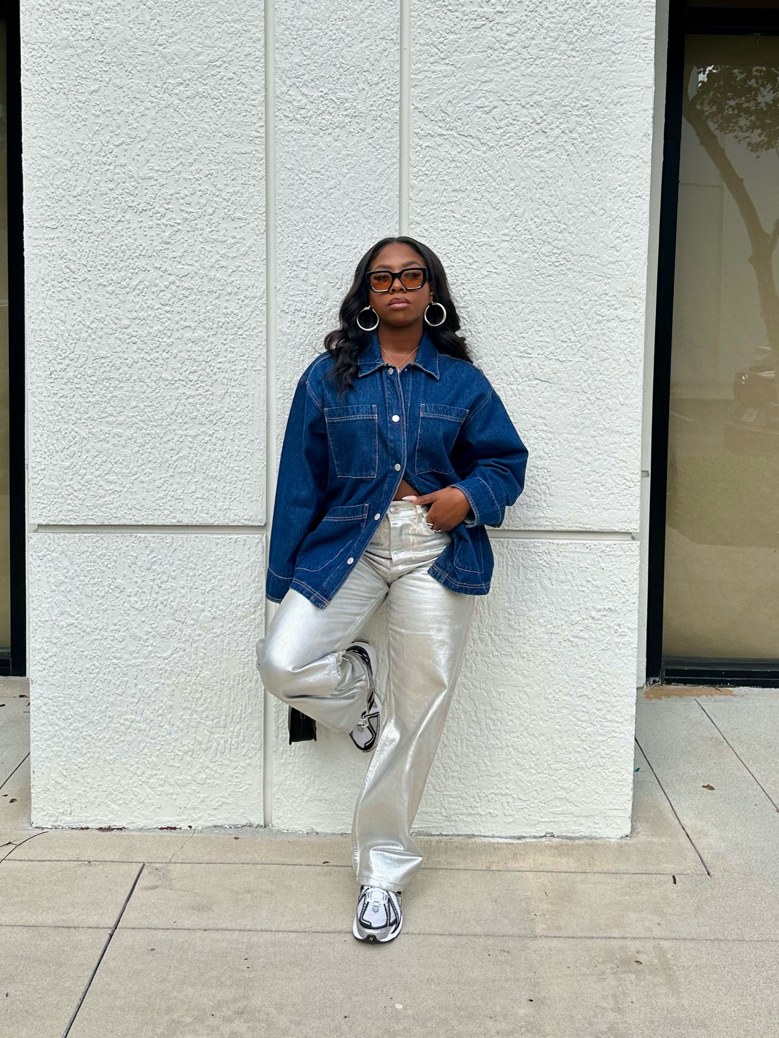 Denim on denim look with a twist ☺️#denimstyles #denimoutfit

#LTKFindsUnder100 #LTKStyleTip