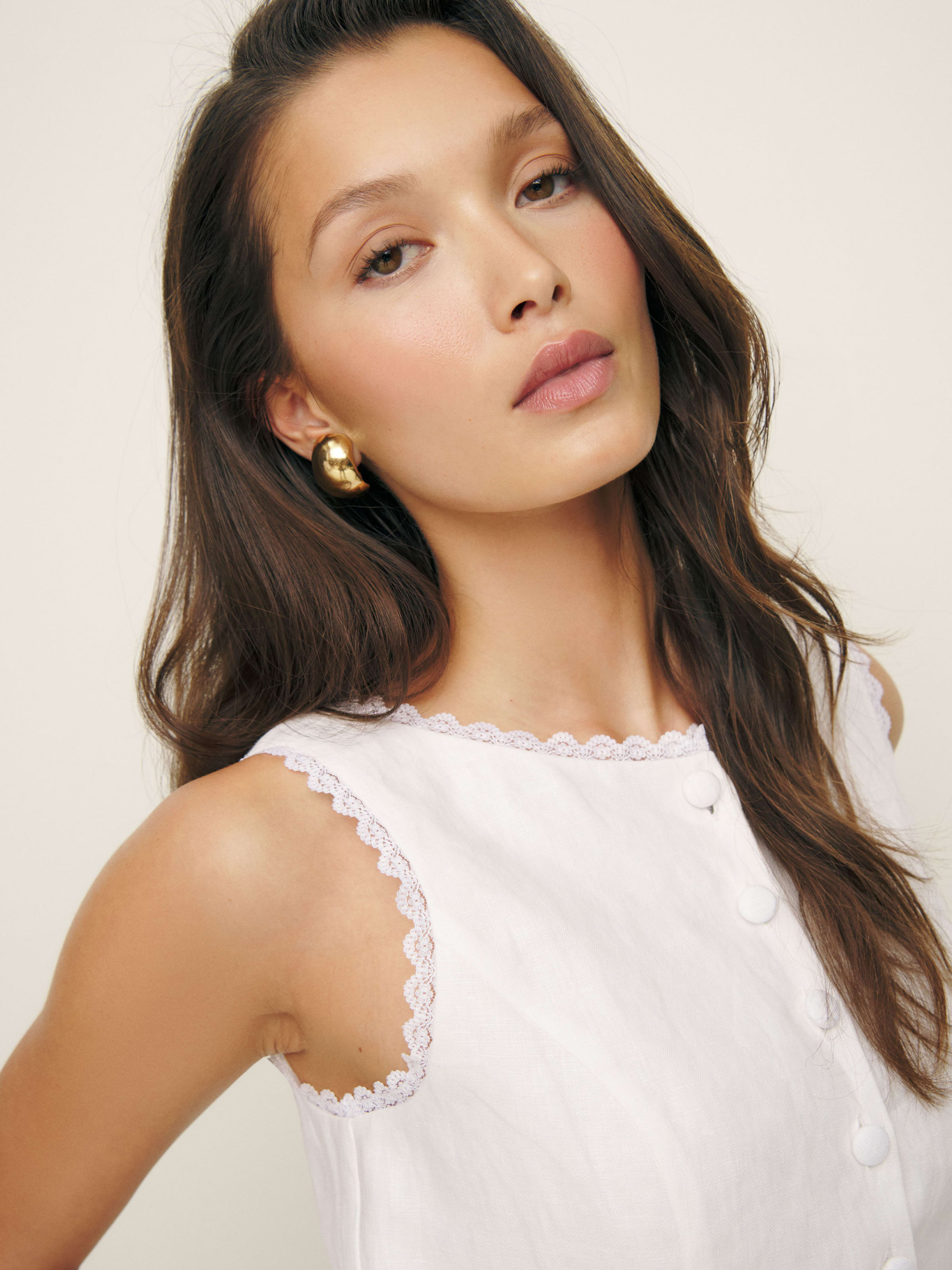 Amela Linen Top | Reformation (Global)