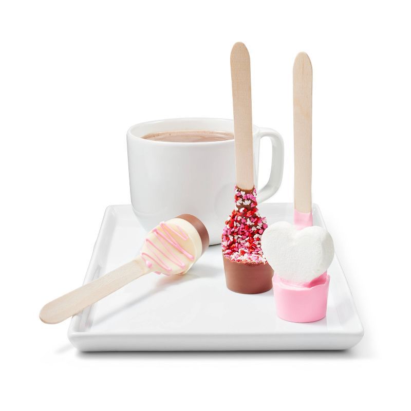 Valentine's Hot Cocoa Spoons - 2.4oz/3ct - Favorite Day™ | Target