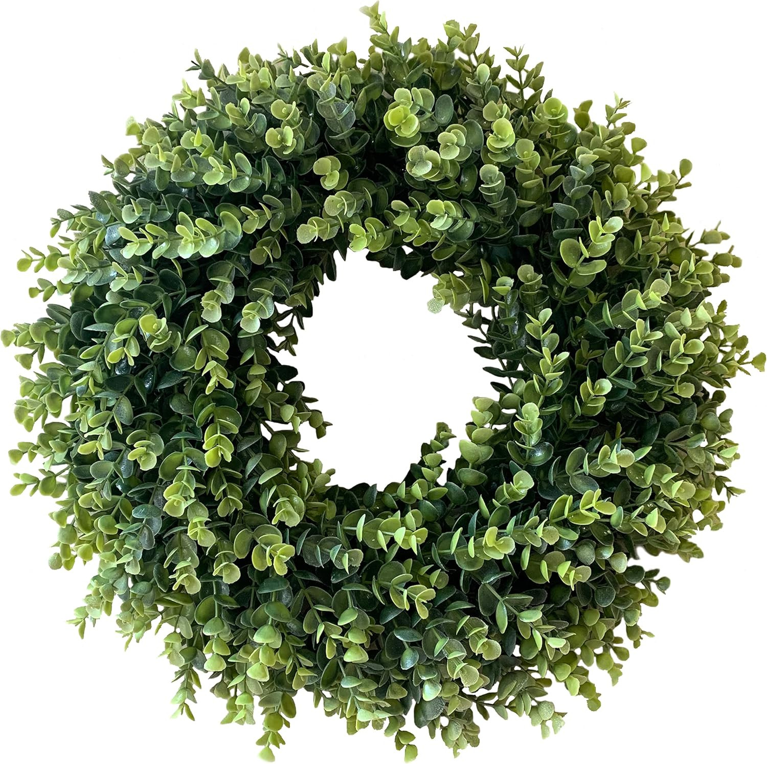 20” Wreaths for Front Door Spring Summer Green Boxwood Door Wreath for All Seasons Living Room ... | Amazon (US)