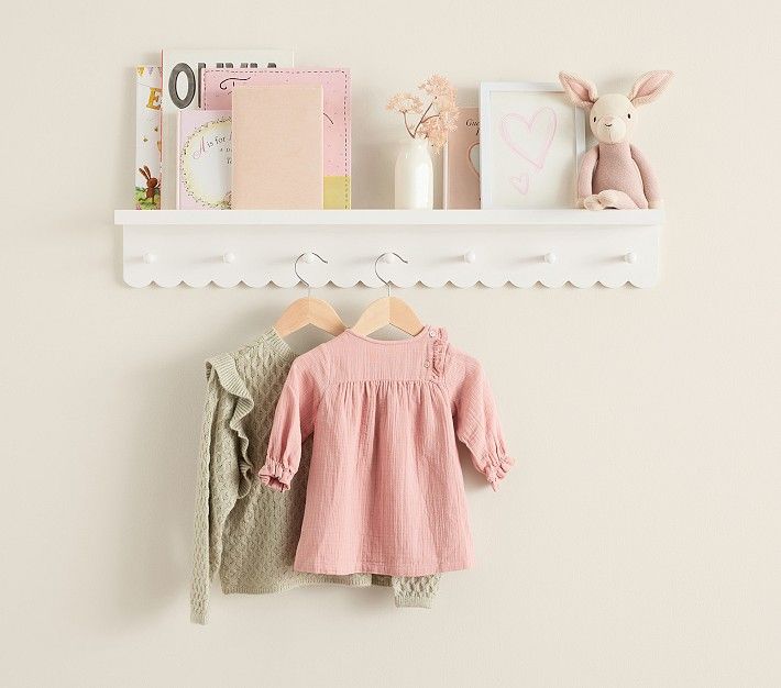 Scalloped Peg Rack (36&quot;) | Pottery Barn Kids