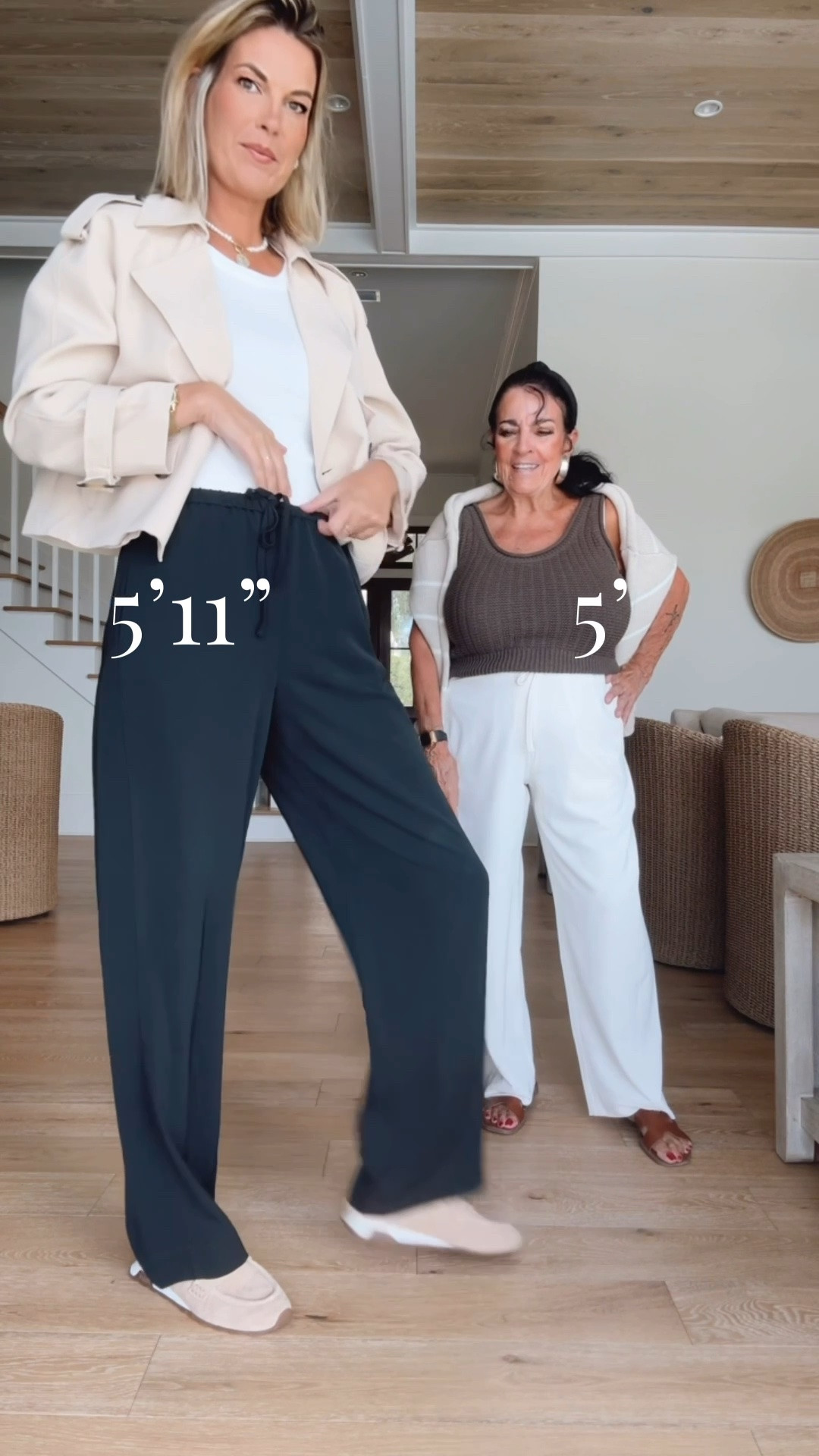 Whether you’re petite or tall, 44 or 82, these pull on straight leg pants that resist wrinkles are perfect for travel.  Not they’re a slightly different cut compared to the wide leg pants that went viral.  Jane is in petite small and I am in small tall.  Use my new customer discount code on the pants - RACHELXSPANX for 15% off and free shipping.

#LTKTall #LTKPetite #LTKSaleAlert