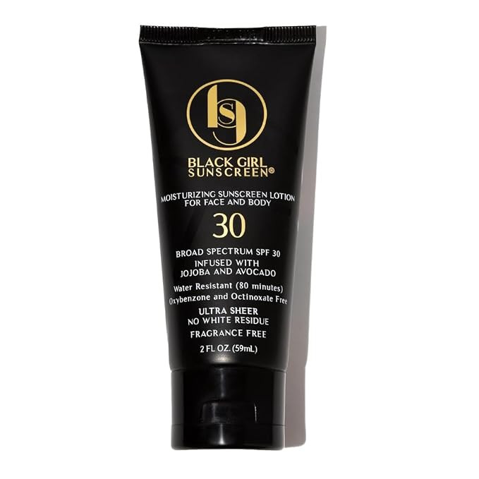 Face & Body Moisturizing Sunscreen Lotion SPF 30, No White-Residue for Melanin Rich Skin (2 Fl. O... | Amazon (US)