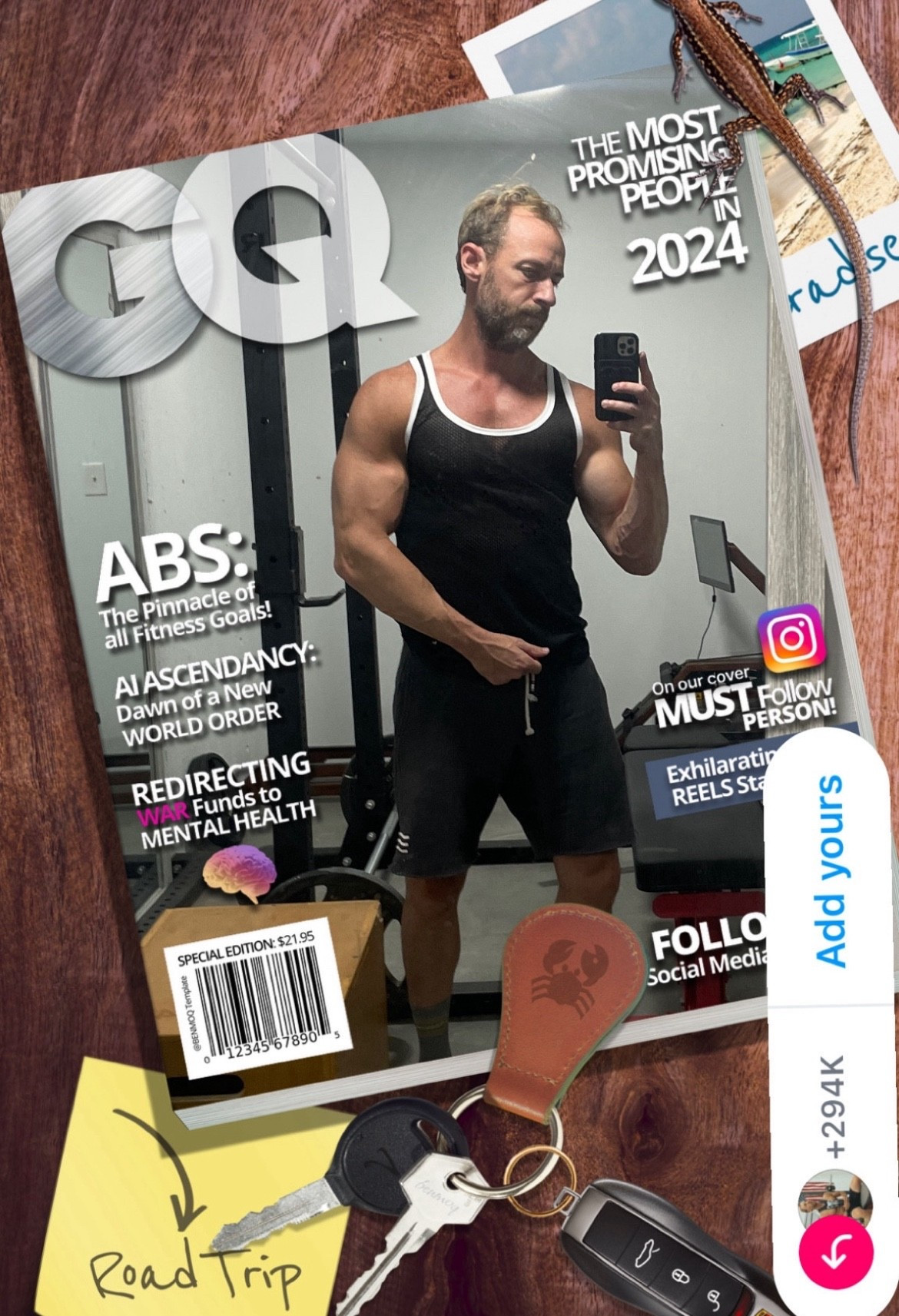 Tank and workout shorts linked
For a cool breezy workout 